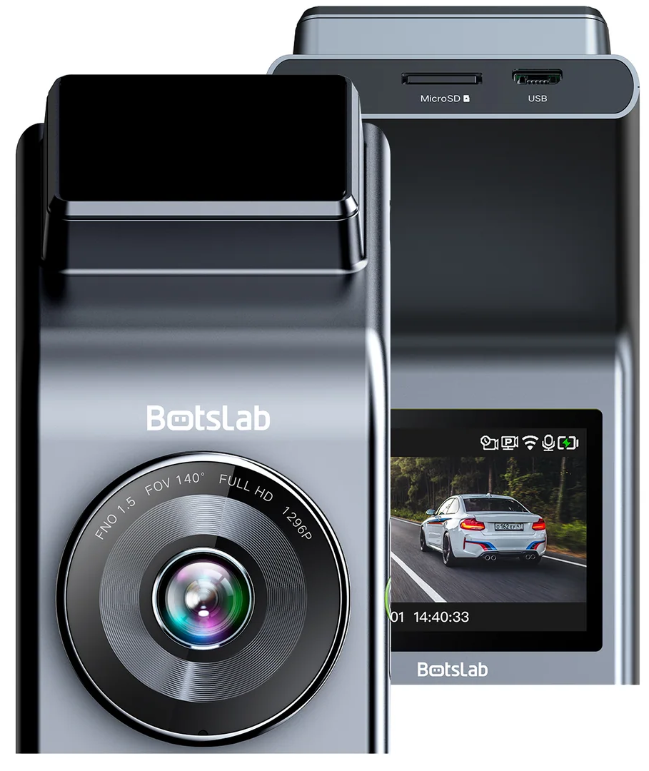 Predná a zadná kamera do auta Botslab G300H Plus, 4K, Wi-Fi, GPS, displej 2,4 palca