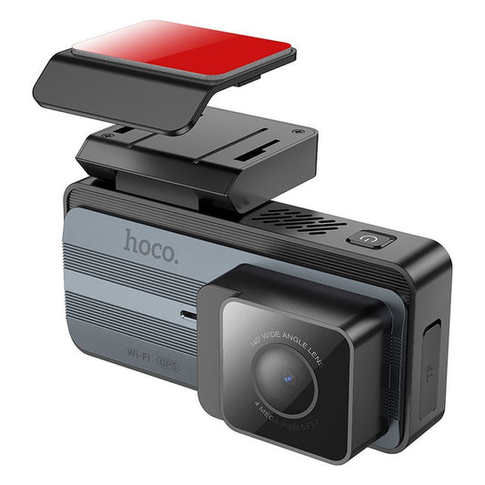 Auto kamera predná zadná HOCO DV12, 2K, Wi-Fi, GPS, Displej 3.69 palca