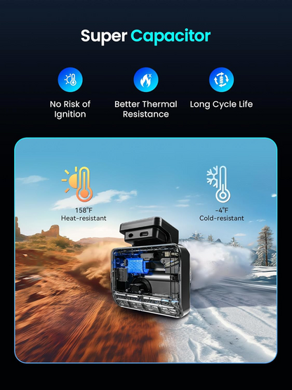 Auto kamera predná zadná DDPAI Z50 Pro Dual, 4K, Wi-Fi, GPS, Displej 3 palce