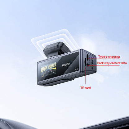 Auto kamera Yesido KM22, 1080P, Wi-Fi, Čierna