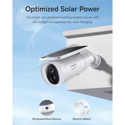 Kamera na sledovanie Baseus Solar S1, Wi-Fi, 2K, IP67, Solárny panel, Exteriér S0SW002130