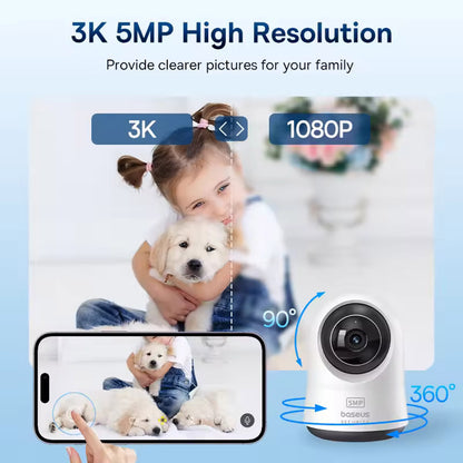 Kamera na sledovanie Baseus P1 Pro, Wi-Fi, 3K, Interiér S0TW002131