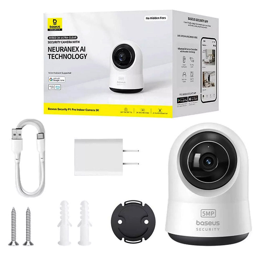 Kamera na sledovanie Baseus P1 Pro, Wi-Fi, 3K, Interiér S0TW002131