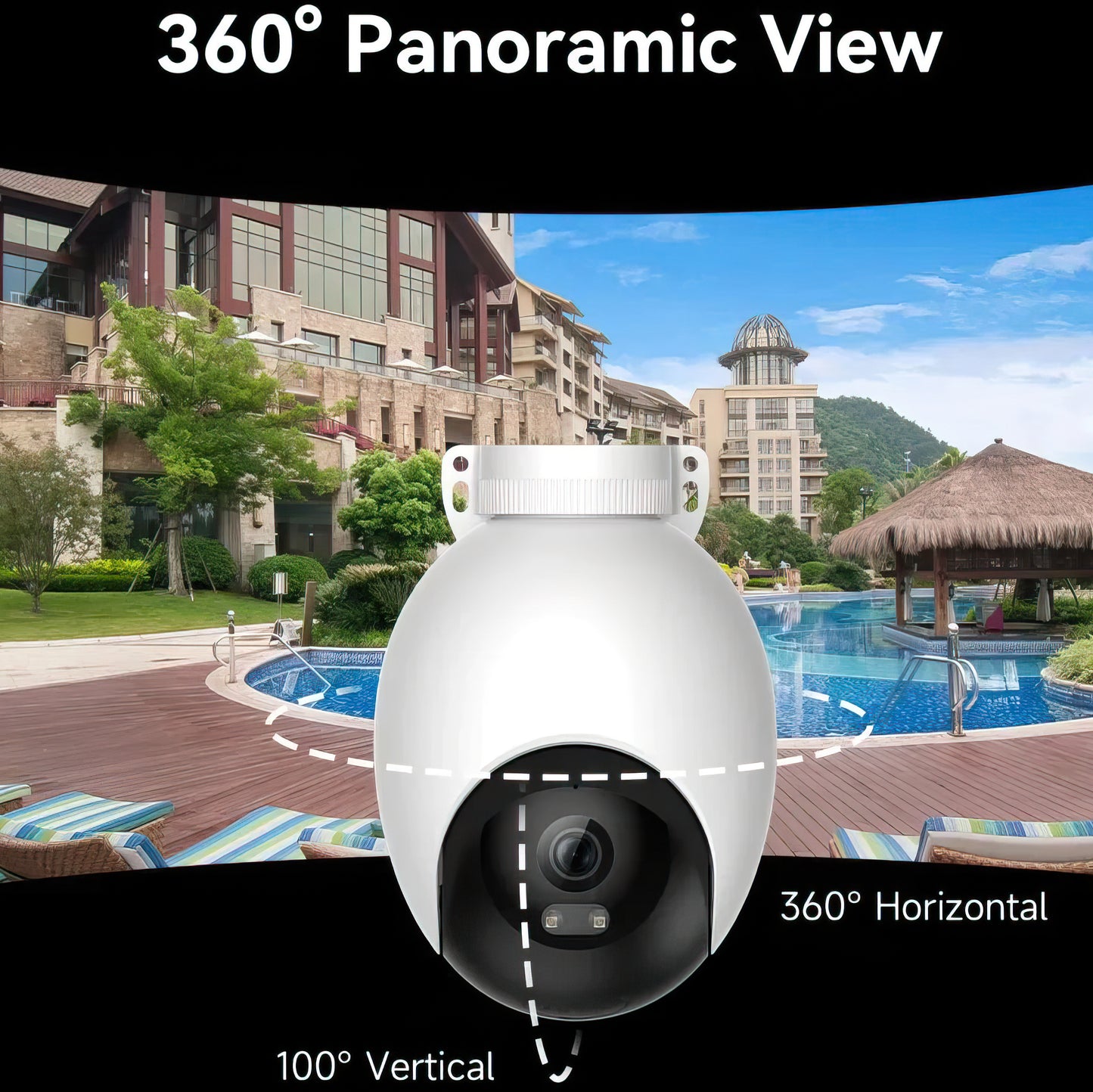 Monitorovacia kamera iMILAB EC6, Wi-Fi, 3K, IP66, vonkajšia CMSXJ65A 