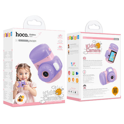 Digitálny fotoaparát HOCO DV201 Kids, 1080P, 2MP, Ružový