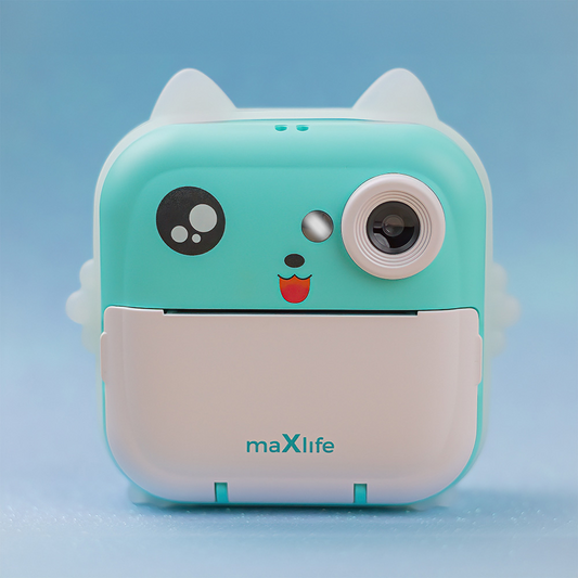 Digitálny fotoaparát s tlačovou funkciou MaXlife MXPC-100 Kids, modrý