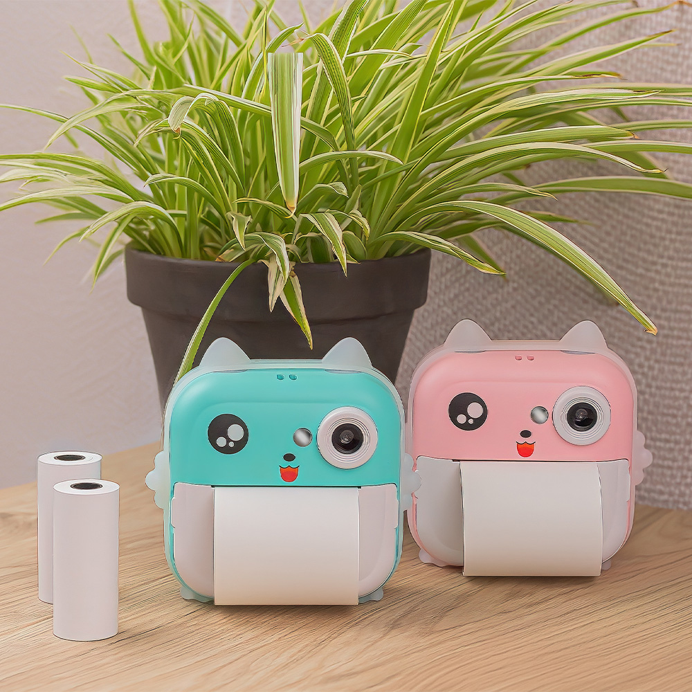 Digitálny fotoaparát s tlačovou funkciou MaXlife MXPC-100 Kids, modrý