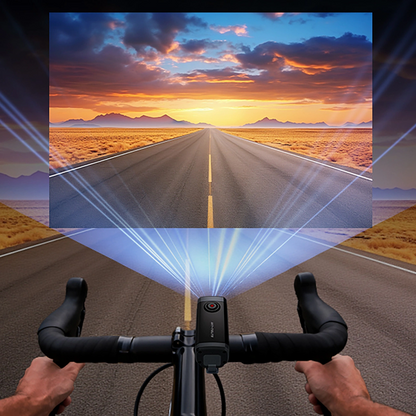 Športová kamera Akeeyo 710 Lite pre bicykel / motorku, 2K, Wi-Fi, čierna