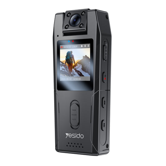Športová kamera Yesido KM25, 1080P, Displej 1.3 palca, Čierna