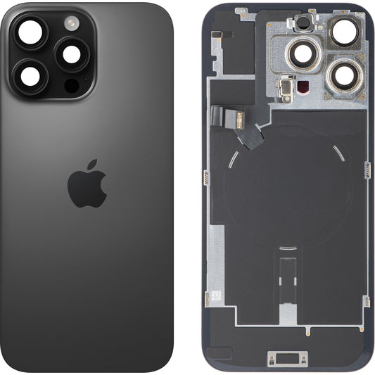 Kryt batérie Apple iPhone 16 Pro Max, Čierny (Black Titanium), Swap