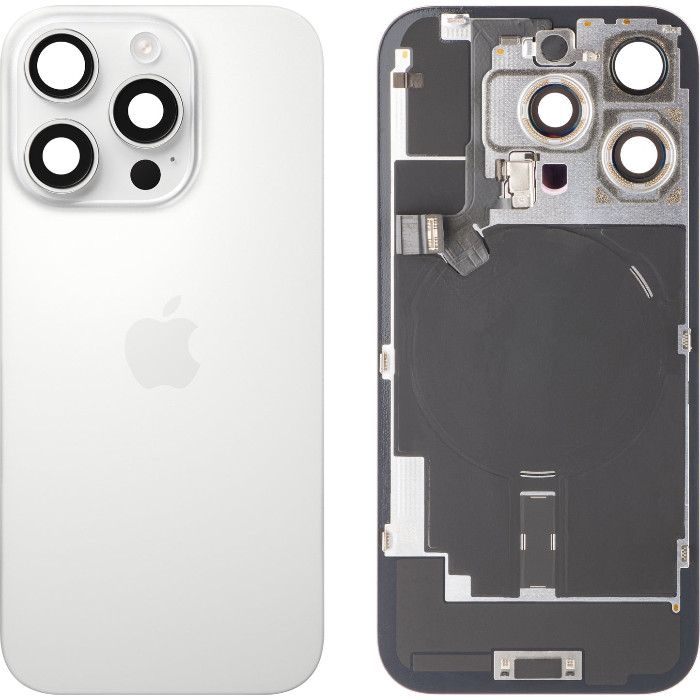 Kryt batérie Apple iPhone 16 Pro, Biela (White Titanium), Swap