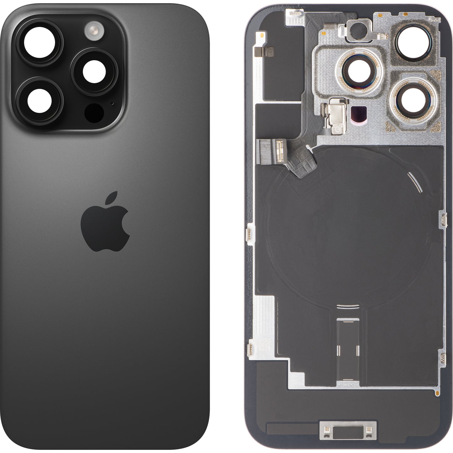 Kryt batérie Apple iPhone 16 Pro, Čierny (Black Titanium), Swap