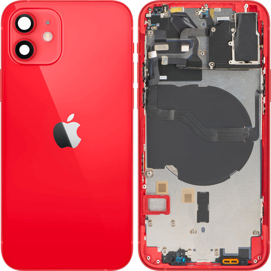 Kryt batérie Apple iPhone 12, S prostredným puzdrom, Červený, Swap