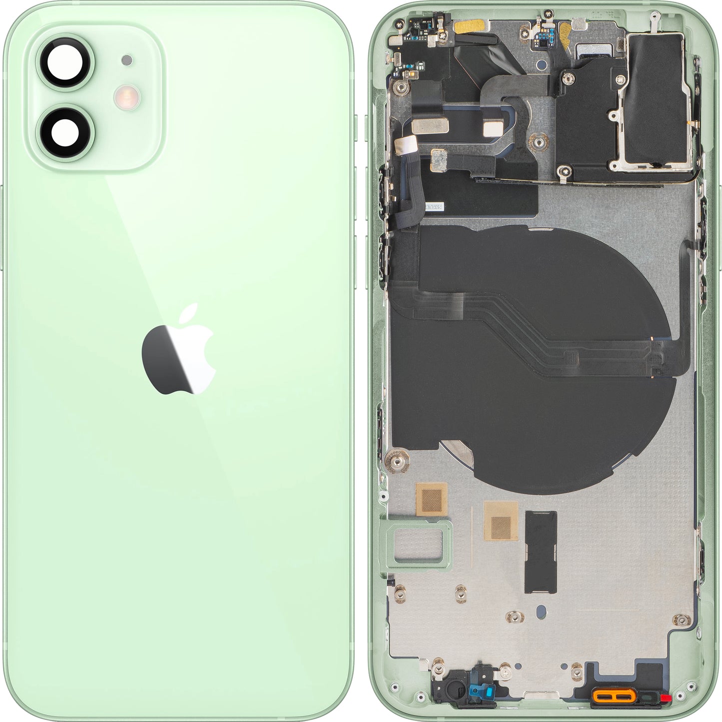 Kryt batérie Apple iPhone 12, So stredným puzdrom, Zelený, Swap