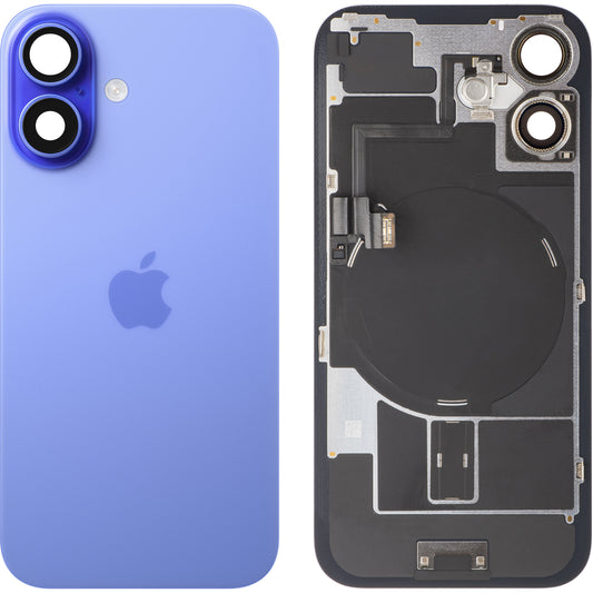 Kryt batérie Apple iPhone 16, Modrý (Ultramarine), Swap