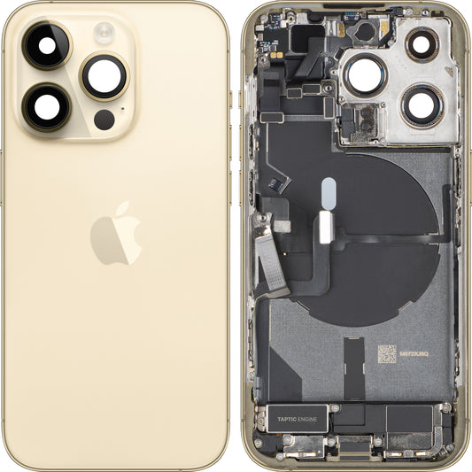 Kryt batérie Apple iPhone 14 Pro, so stredným krytom, verzia US, zlatý, výmena