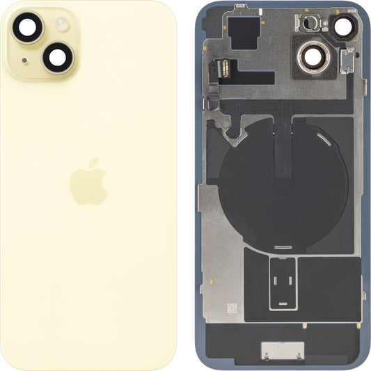 Kryt batérie Apple iPhone 15 Plus, žltý, výmena