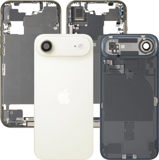 Kryt batérie Apple iPhone 17 Air, so stredným krytom, kompletné diely, zlatý (Light Gold), prémiová výmena