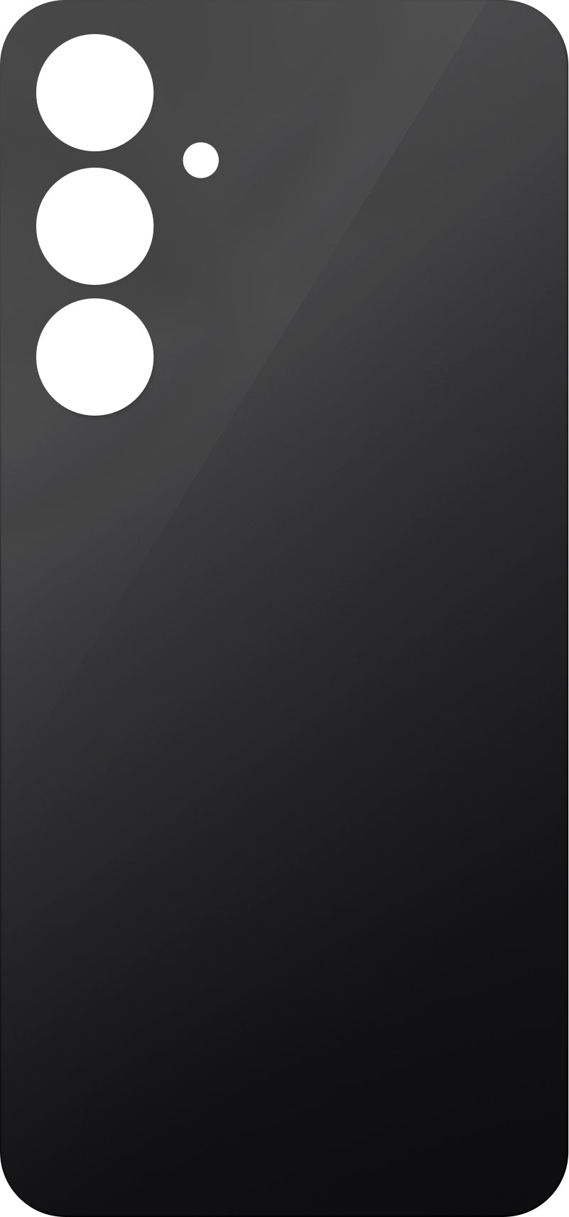 Kryt batérie kompatibilný so Samsung Galaxy S24 FE S721, čierny