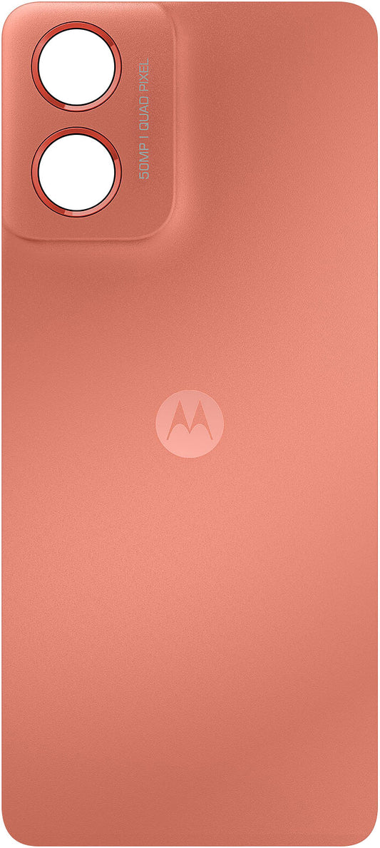 Kryt batérie Motorola Moto G04s, Oranžový (Sunrise Orange), Servisný balíček 5S58C24270