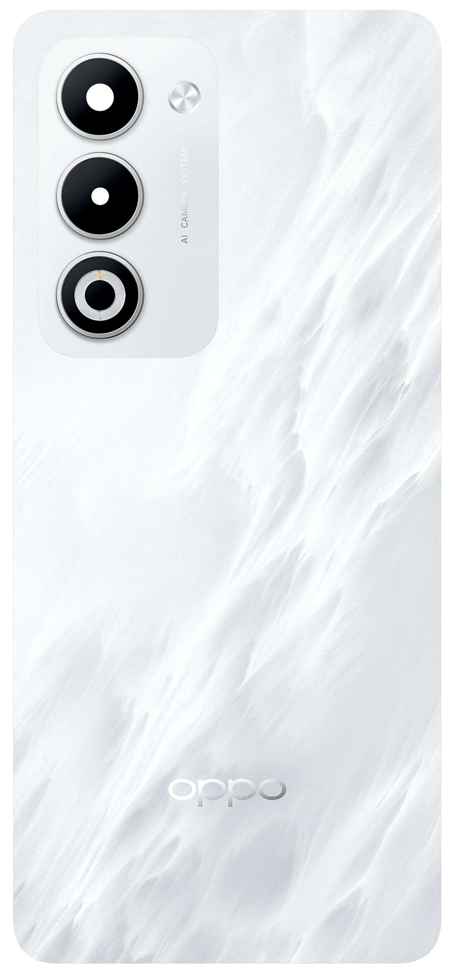 Oppo A5 4G Battery Cover, White (Mist White), Service Pack 621033000658