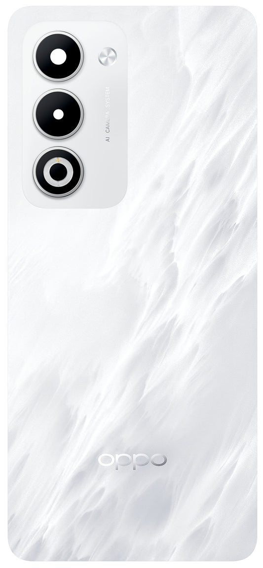 Oppo A5 4G Battery Cover, White (Mist White), Service Pack 621033000658