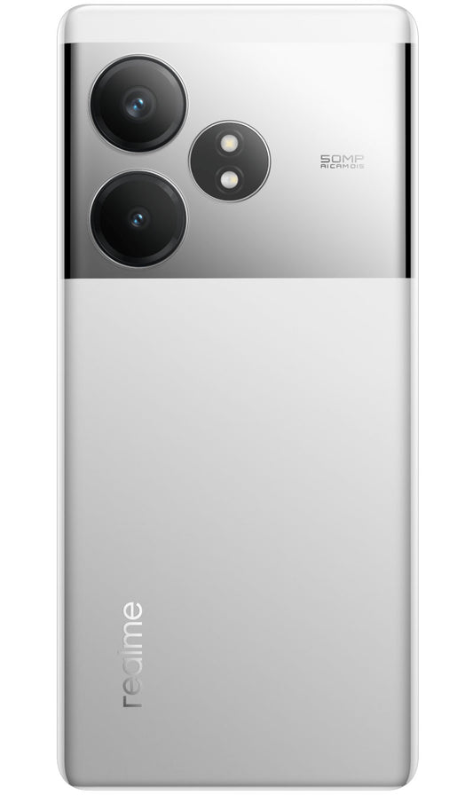 Kryt batérie Realme GT 6T, Strieborný (Fluid Silver), Servisný balíček 621033000296