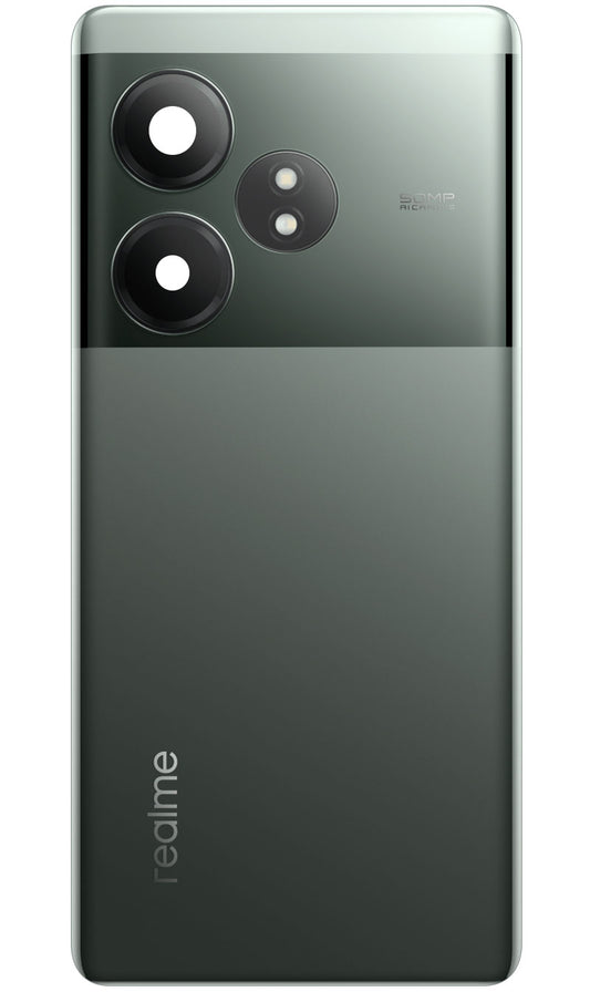 Kryt batérie Realme GT 6T, Zelená (Razor Green), Servisný balíček 621033000295