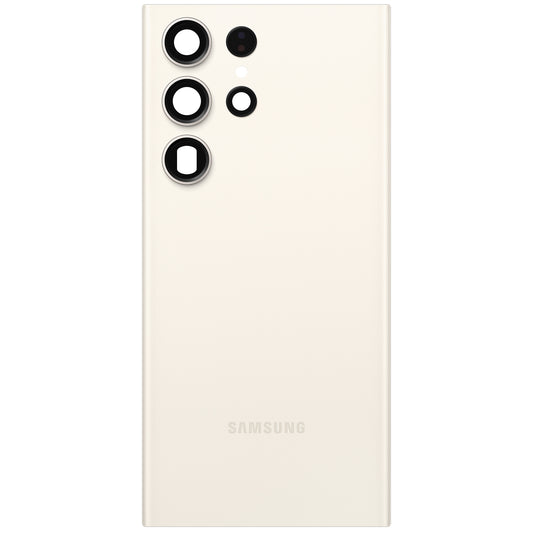 Kryt batérie Samsung Galaxy S23 Ultra S918, Krémový, Service Pack GH82-30400B