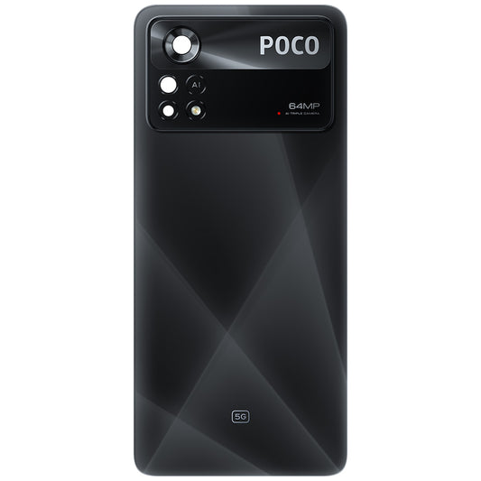 Kryt batérie Xiaomi Poco X4 Pro 5G, Čierny (Laser Black), Service Pack 5600050K6P00