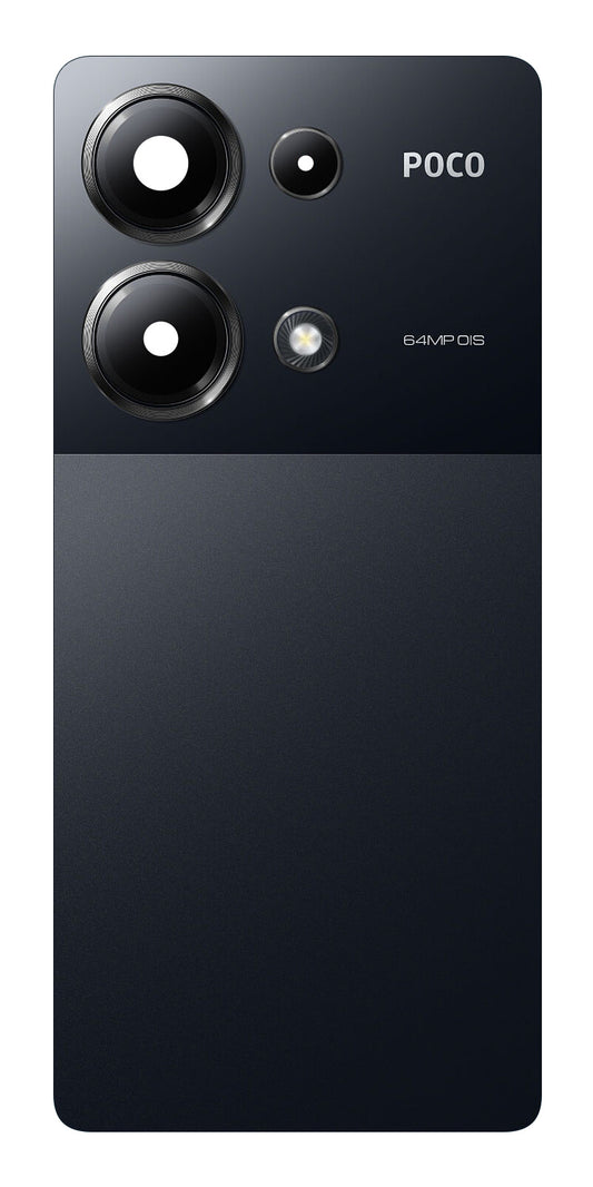 Kryt batérie Xiaomi Poco M6 Pro 4G, Čierny, Service Pack 5600070N6P00