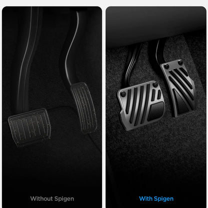 Kryty pedálov auta Spigen Line Design TO200P pre Tesla Y / 3 ACP11627