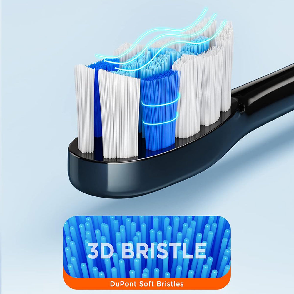 GCS2 Replacement Head for Bitvae S2 Electric Toothbrush, Set of 4, Black