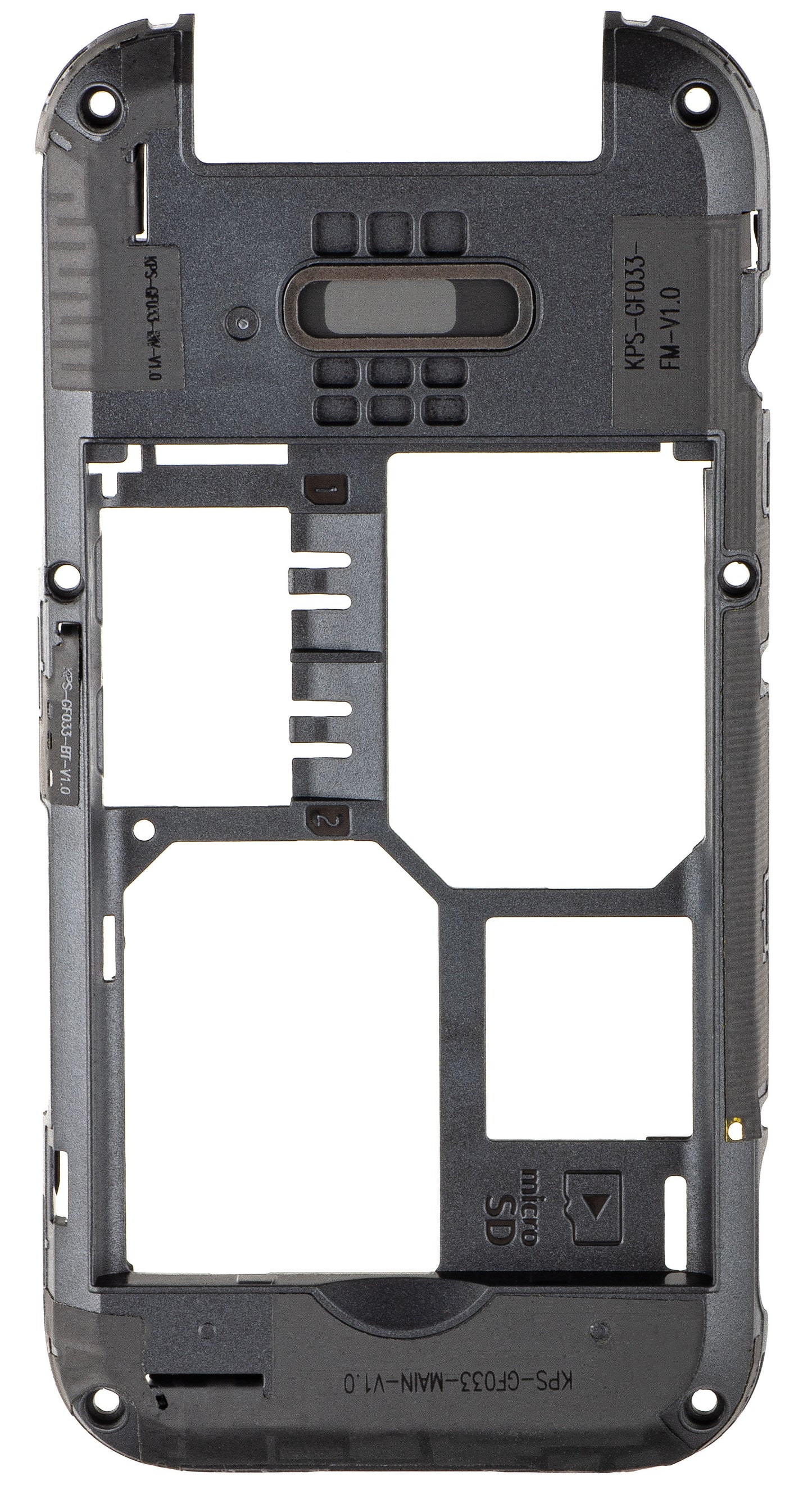 D Shell Cover pre HMD 2660 Flip, čierna