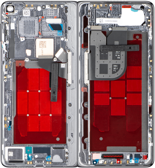 Stredný kryt Huawei Mate X7, Sivý, Servisný balíček 02357JUH