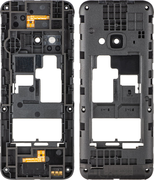 Stredný kryt Nokia 5310 (2024), čierny, servisný balík 286912616