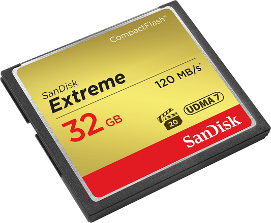 Pamäťová karta CompactFlash SanDisk Extreme, 32Gb, UDMA 7 SDCFXSB-032G-G46