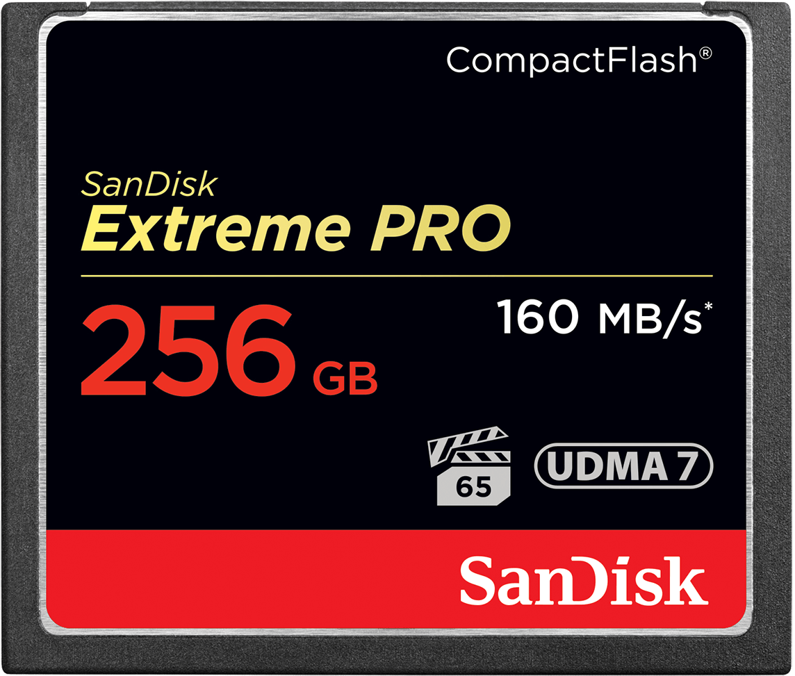 Pamäťová karta CompactFlash SanDisk Extreme Pro, 256Gb, UDMA 7 SDCFXPS-256G-X46
