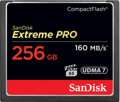 Pamäťová karta CompactFlash SanDisk Extreme Pro, 256Gb, UDMA 7 SDCFXPS-256G-X46