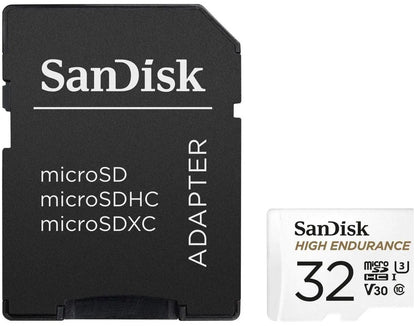 Pamäťová karta microSDHC SanDisk High Endurance, 32GB, Trieda 10 / UHS-1 U3, s adaptérom SDSQQNR-032G-GN6IA