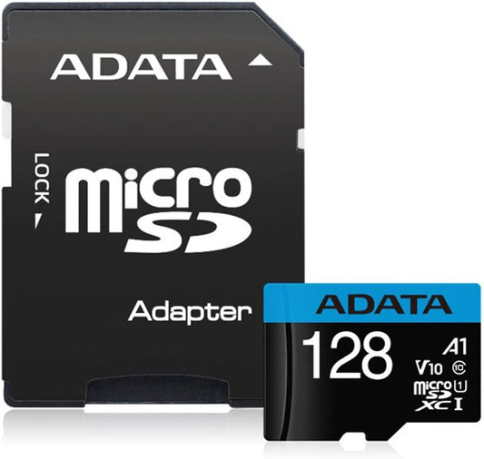 Pamäťová karta microSDXC Adata Premier, 128GB, trieda 10 / UHS-1 U1, s adaptérom AUSDX128GUICL10A1-RA1