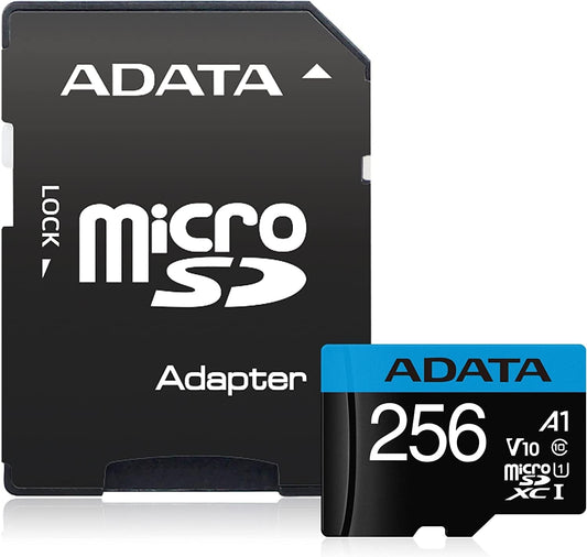 Pamäťová karta microSDXC Adata Premier, 256GB, Trieda 10 / UHS-1 U1, s adaptérom AUSDX256GUICL10A1-RA1