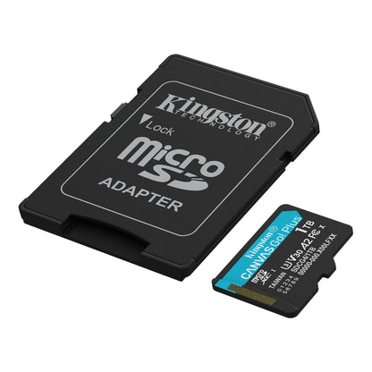 Pamäťová karta microSDXC Kingston Canvas Go Plus Android A2, 1TB, Trieda 10 / UHS-1 U3, S adaptérom ‎SDCG4/1TB