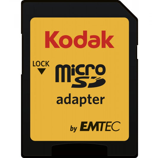 Pamäťová karta microSDXC Kodak, 64Gb, Trieda 10 / UHS-1 U1, S adaptérom EKMSDM64GXC10K