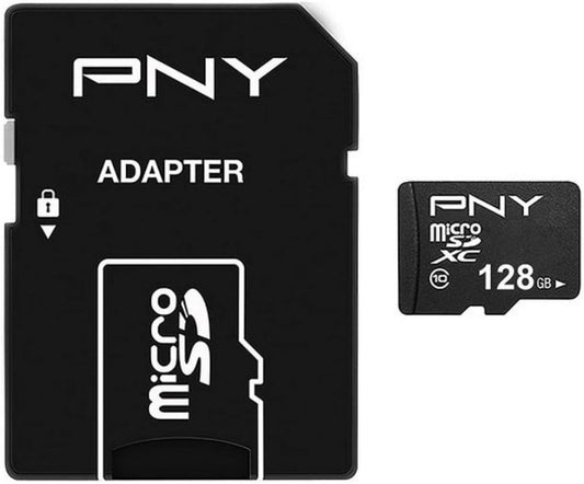 Pamäťová karta microSDXC PNY Performance Plus, 128Gb, Trieda 10, S adaptérom P-SDU12810PPL-GE