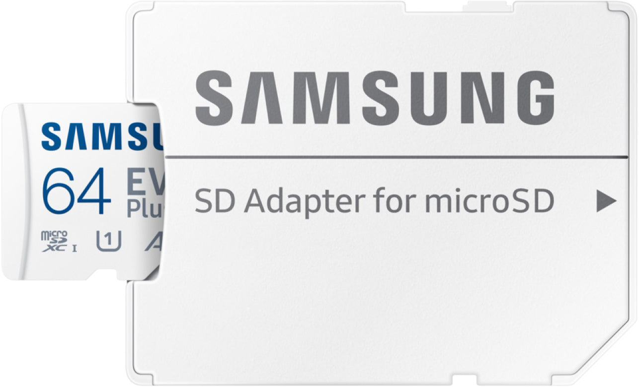 Pamäťová karta microSDXC Samsung Evo Plus, 64Gb, Trieda 10 / UHS-1 U1, S adaptérom MB-MC64SA/EU