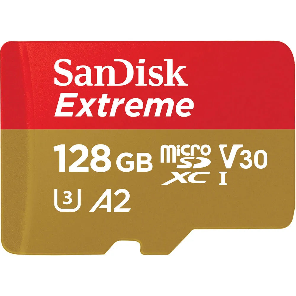 Pamäťová karta SanDisk Extreme microSDXC, 128Gb, Class 10 / UHS-1 U3 SDSQXAA-128G-GN6MN 