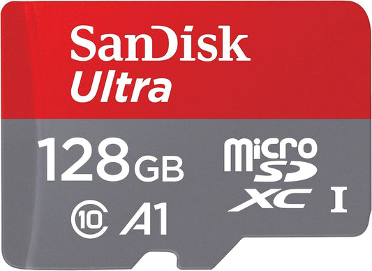 SanDisk Ultra Android A1 microSDXC Memory Card, 128Gb, Class 10 / UHS-1 U1 SDSQUAB-128G-GN6MN