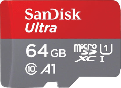 Pamäťová karta microSDXC SanDisk Ultra Android A1, 64Gb, Trieda 10 / UHS-1 U1 SDSQUAB-064G-GN6MN