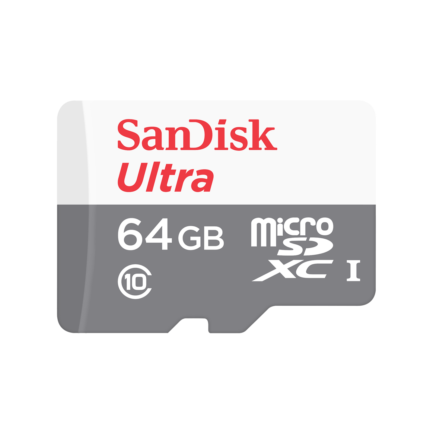 Pamäťová karta microSDXC SanDisk Ultra, 64Gb, Trieda 10, S adaptérom SDSQUNR-064G-GN6TA
